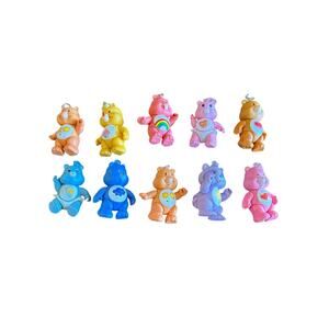 Vintage 1980s Kenner Care Bears Poseables Lot Retro Figurines